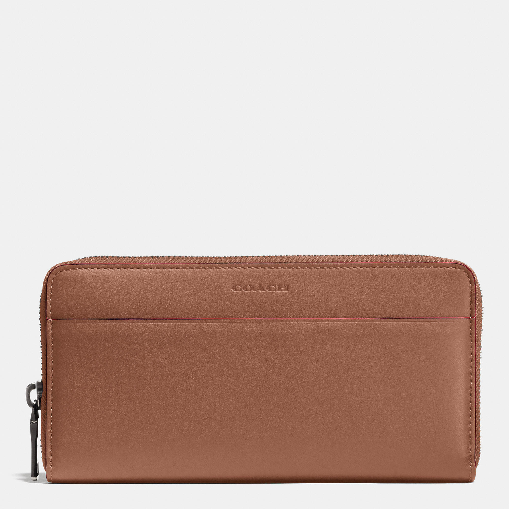 Causual Coach Accordion Zip Wallet In Glovetanned Leather | Coach Outlet Canada